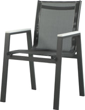 Load image into Gallery viewer, Nizuc - Outdoor Patio Dining Arm Chair With Gray Frame (Set of 2)
