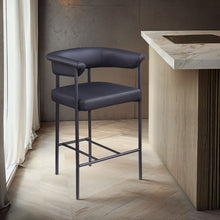 Load image into Gallery viewer, Malin - Faux Leather Counter Stool (Set of 2)
