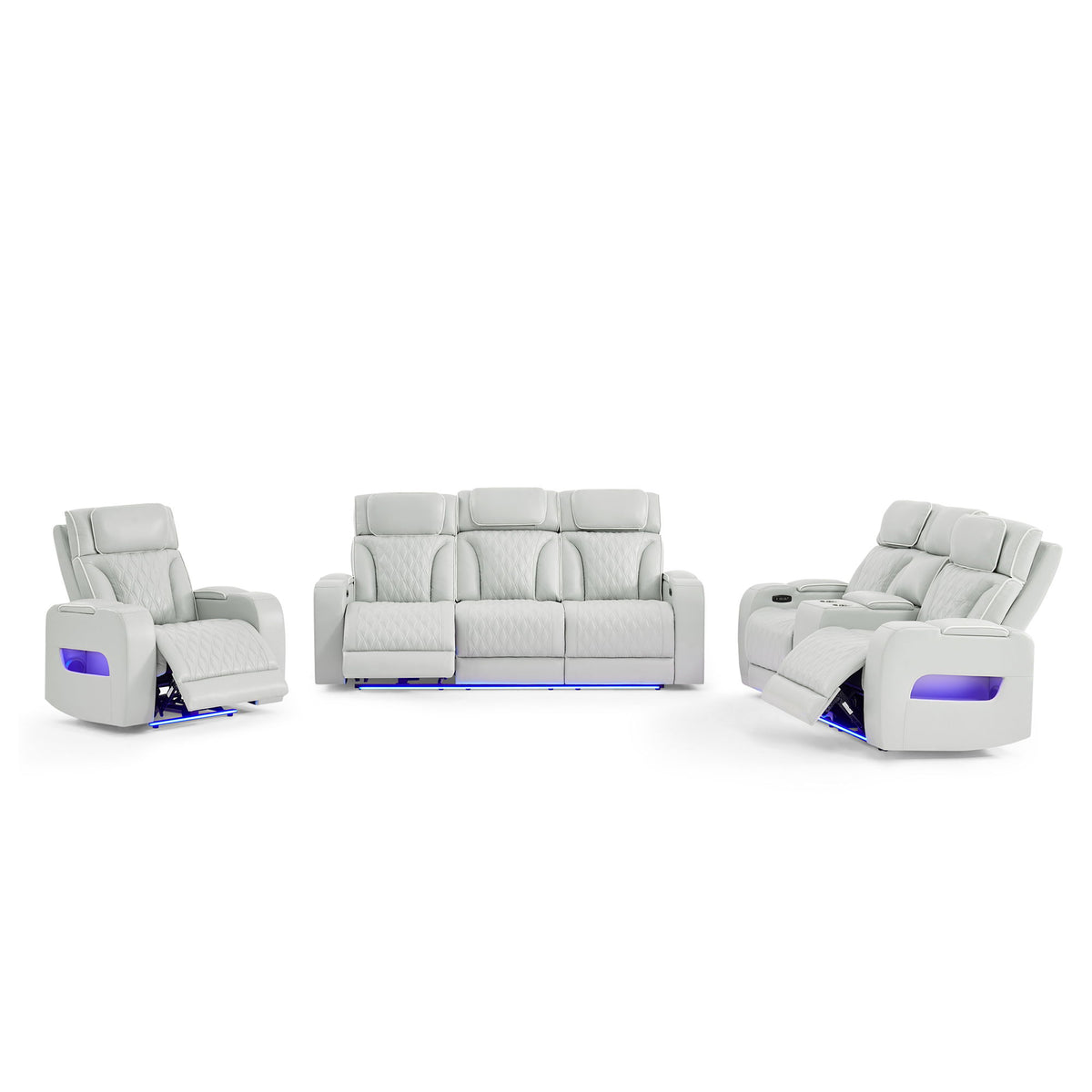 Julian - Set With Power Recliner, LED Lighting & Speaker
