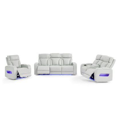 Julian - Set With Power Recliner, LED Lighting & Speaker