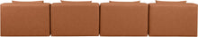 Load image into Gallery viewer, Cube - Modular 4 Piece Armless Sofa - Cognac

