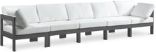 Load image into Gallery viewer, Nizuc - Outdoor Patio 5 Seat Modular Sofa With Gray Frame

