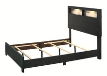 Load image into Gallery viewer, Crown Mark Furniture Cadence Queen Panel Bed in Black
