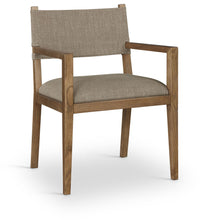 Load image into Gallery viewer, Avon - Linen Textured Performance Fabric Dining Arm Chair
