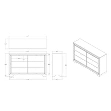 Load image into Gallery viewer, Chloe - Dresser - Gemstone Silver

