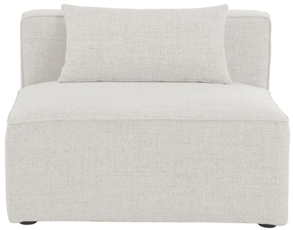 Cube - Linen Armless Chair