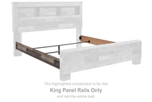 Load image into Gallery viewer, Derekson - King Panel Rails - Multi Gray
