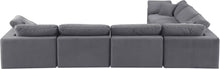 Load image into Gallery viewer, Comfy - 6 Piece Velvet Modular Corner Sectional
