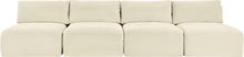 Load image into Gallery viewer, Shaggy - 4 Seat Modular Armless Sofa

