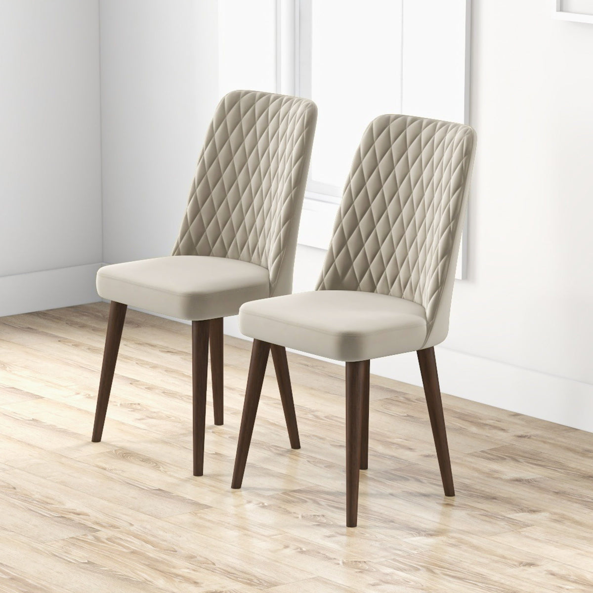 Katie - Mid-Century Modern Dining Chair (Set of 2) - Ego Home Furniture