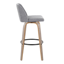 Load image into Gallery viewer, Toriano - Contemporary Fixed Height Barstool With Swivel With Round Footrest Comfort And Style (Set of 2)
