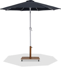 Load image into Gallery viewer, Fiji - Aluminum Patio Umbrella With Square Teak And White Base
