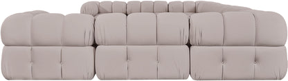 Orin - Velvet Performance Fabric Upholstered 9 Piece Sectional