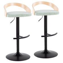 Load image into Gallery viewer, Grotto - Contemporary Adjustable Barstool With Swivel &amp; Rounded T Footrest (Set of 2)
