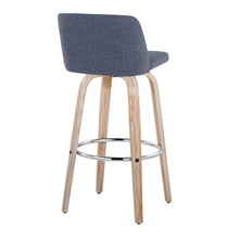 Load image into Gallery viewer, Toriano - Contemporary Fixed Height Barstool With Swivel &amp; Round Footrest (Set of 2)
