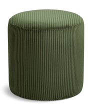 Load image into Gallery viewer, Roy - Round Microsuede Ottoman / Stool
