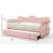Load image into Gallery viewer, Galaxy Home Abby Twin DayBed in Pink
