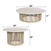 Load image into Gallery viewer, Zira - 5 Piece Patio Sofa Set - Beige
