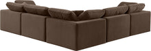 Load image into Gallery viewer, Comfy - 5 Piece Velvet Modular Corner Sectional
