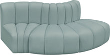 Load image into Gallery viewer, Arc - Faux Leather 3 Piece Modular Sofa
