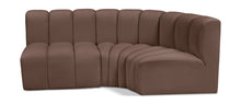 Load image into Gallery viewer, Arc - Faux Leather 3 Piece Sofa
