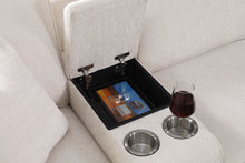 Load image into Gallery viewer, Rene - Sectional Sofa With Ottoman - Beige
