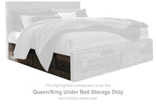 Load image into Gallery viewer, Derekson - Queen/King Under Bed Storage - Multi Gray
