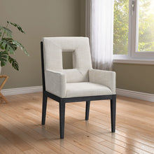 Load image into Gallery viewer, Gwendolyn - Dining Arm Chair With Black Frame
