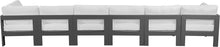 Load image into Gallery viewer, Nizuc - Outdoor Patio 6 Seat Modular Sofa With Gray Frame
