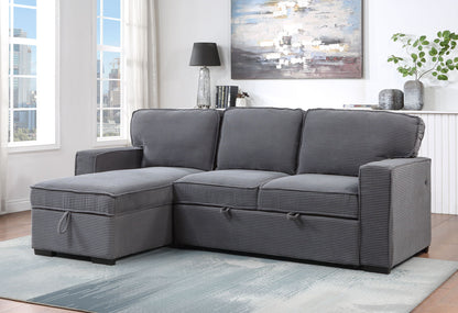 U0203 - Reversible Chaise - Light Gray