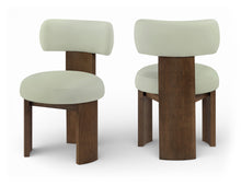 Load image into Gallery viewer, Atelier - Vegan Leather Upholstered Dining Chair (Set of 2) - Painted Brown Frame
