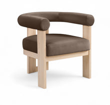 Load image into Gallery viewer, Arienzo - Performance Fabric Upholstered Accent Chair - Natural Base
