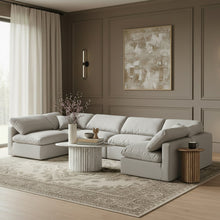 Load image into Gallery viewer, Indulge - Linen 6 Piece Modular U-Shaped Sectional
