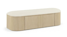 Load image into Gallery viewer, Velden - Upholstered Storage Bench With Stained Natural Base
