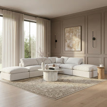 Load image into Gallery viewer, Indulge - Linen 6 Piece Modular Armless Sectional - White
