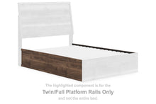 Load image into Gallery viewer, Chirason - Twin/Full Platform Rails - Brown
