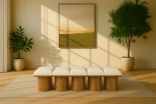 Load image into Gallery viewer, Pavilion - 5 Piece Modular Bench With Walnut Base
