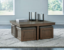 Load image into Gallery viewer, Boardernest - Cocktail Table With 4 Stools (Set of 5) - Brown
