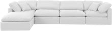 Load image into Gallery viewer, Indulge - Linen 5 Piece Modular Sectional With Chaise - White
