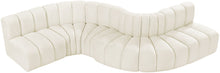 Load image into Gallery viewer, Arc - Velvet 6 Piece Curved Modular Sofa
