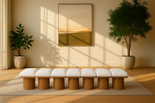 Load image into Gallery viewer, Pavilion - 7 Piece Modular Bench With Brown Base
