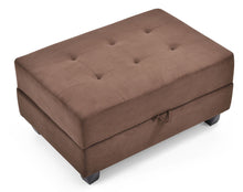 Load image into Gallery viewer, Stylish Storage Contemporary Ottoman
