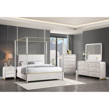 Load image into Gallery viewer, Malco - 4 Post Bed With Upholstered Headboard
