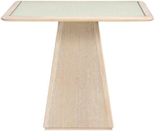 Load image into Gallery viewer, Atrium - Glass Top And Wood Base Dining Table
