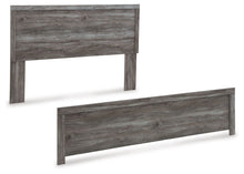 Load image into Gallery viewer, Bronyan - King Panel Headboard/Footboard - Dark Gray
