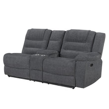 Load image into Gallery viewer, Redondo - RAF Console Loveseat With 1 Recliner Power - Dark Gray
