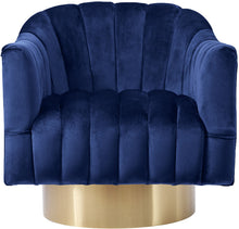 Load image into Gallery viewer, Farrah - Accent Chair with Gold Base
