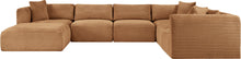 Load image into Gallery viewer, Shaggy - Fabric 7 Piece Modular U-Shaped Sectional With Ottoman
