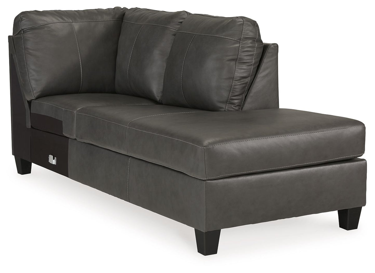 Valderno - Raf Corner Chaise - Fog