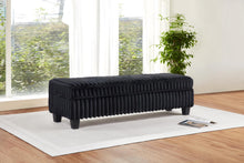 Load image into Gallery viewer, U320 - Corduroy Ottoman - Black
